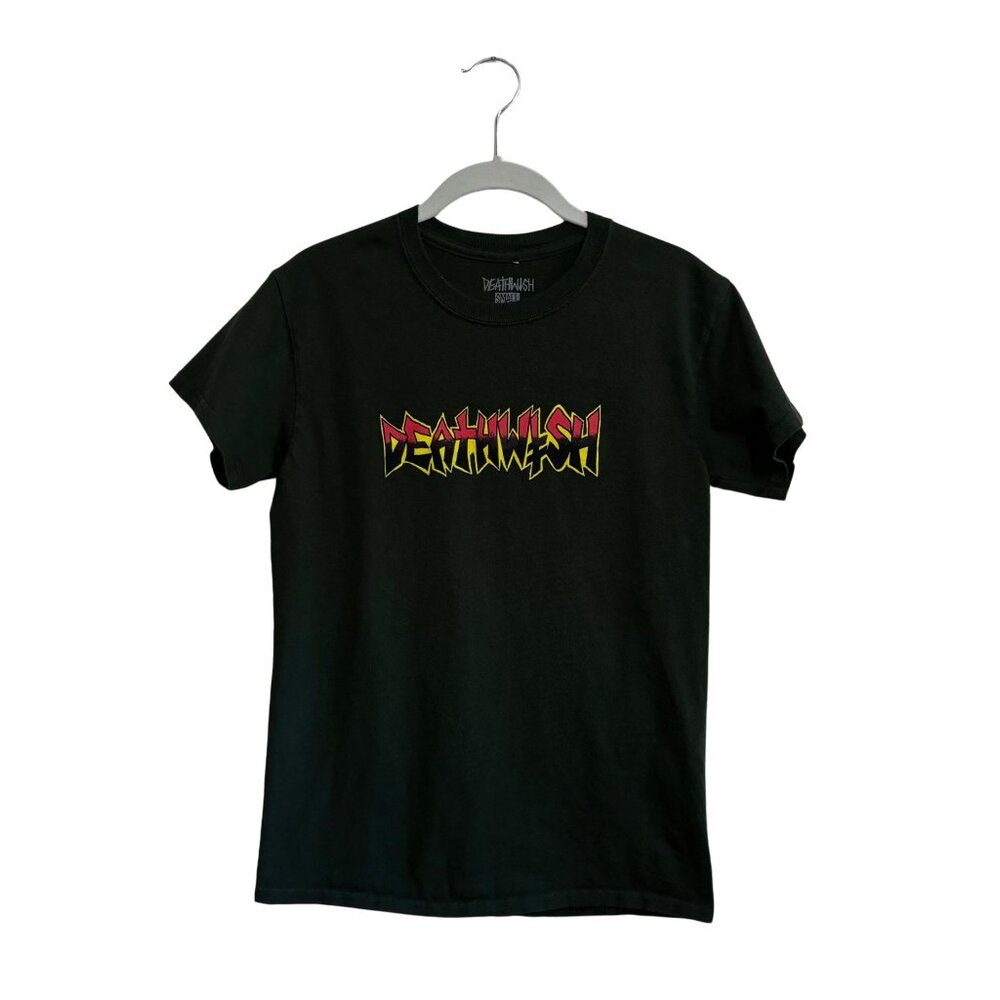 Death Wish Disciple T-Shirt Dark Green Skateboard Size S